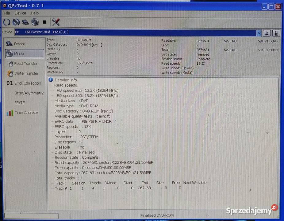 PC Nagrywarka DVD HP DVD940 ATAPI Łódź