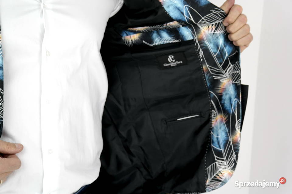 Giovanni Pera marynarka męska w pióra rozmiary Rozmiar M wielkopolskie Ostrów Wielkopolski