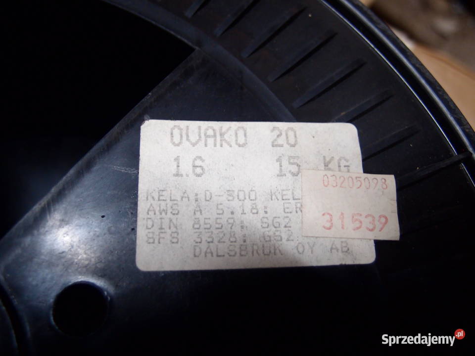drut spawalniczy MIG SG2 08mm 12mm 16mm szpule Łódź