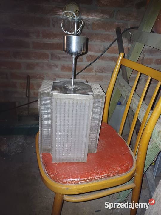 Retro lampa siszaca z 1965 roku firmy Napako dolnośląskie Lubań