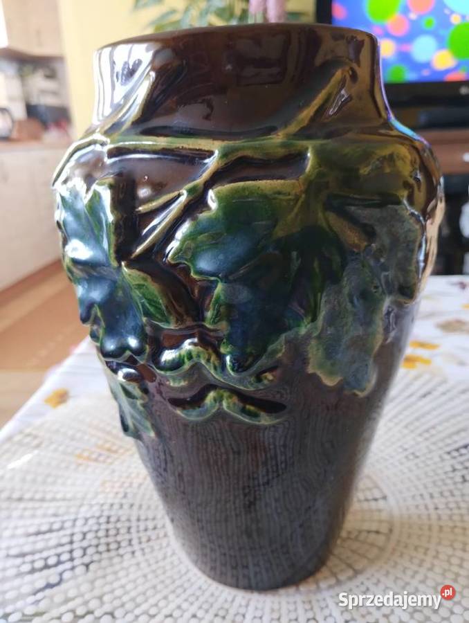 Wazon ceramika art deco secesja klon Łódź