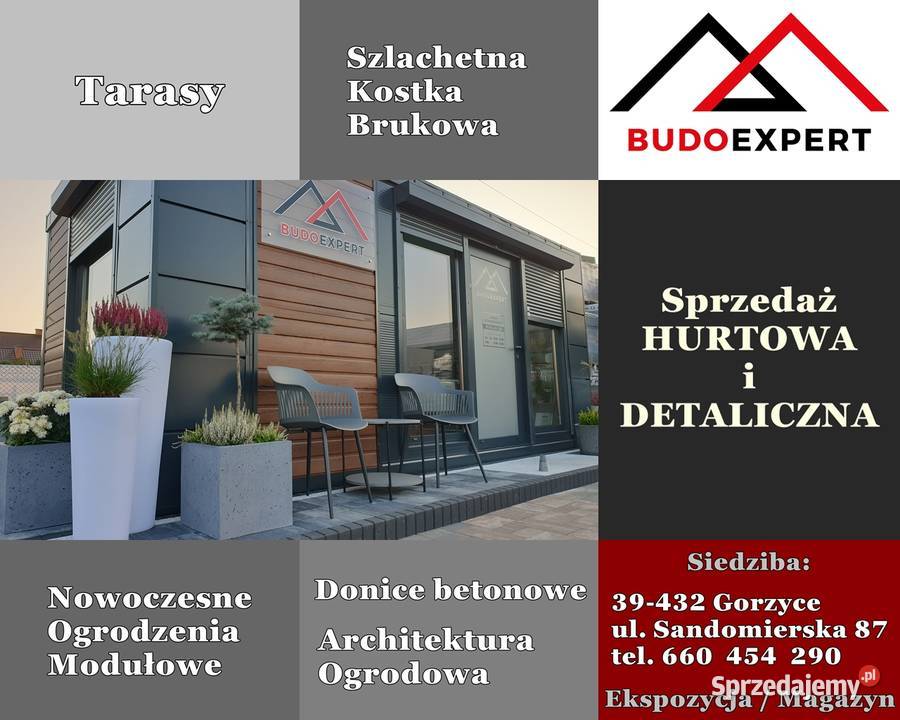 Elementy Joniec KOMBO przęsła betonowe panele