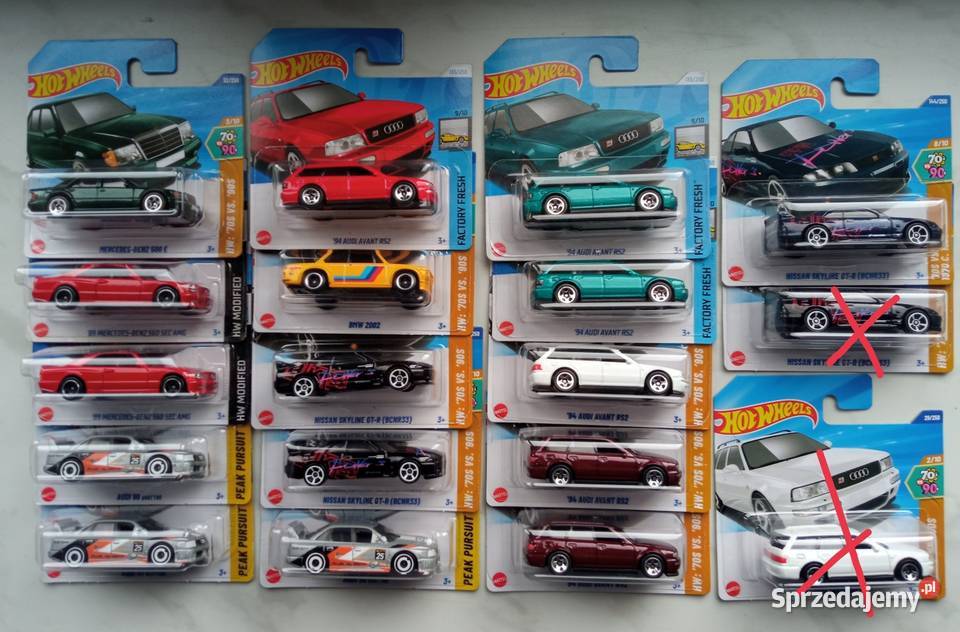 Hot Wheels Premium 4 sztuki Toyota SupraAcuraVan Sosnowiec