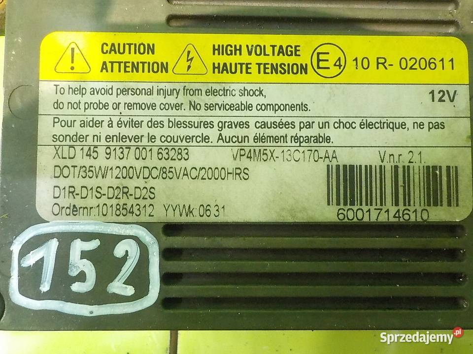 FREELANDER II 22 TD4 06r przetwornica XENON Przetwornice