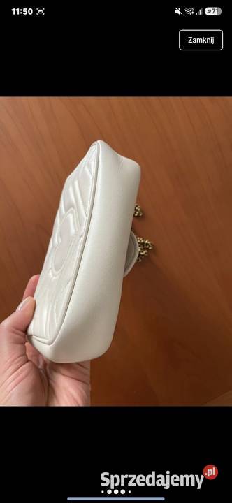 torba gucci marmont gg biała