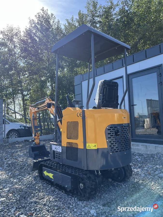 Nowa Mini Koparka 15T 1500 Joistiki minikoparka Maszyny budowlane Dębica