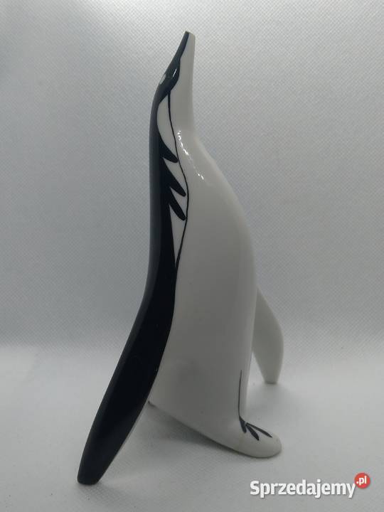 Ćmielów pingwin figurka porcelanowa 155 lata 60 Porcelana i szkło mazowieckie Warszawa sprzedam