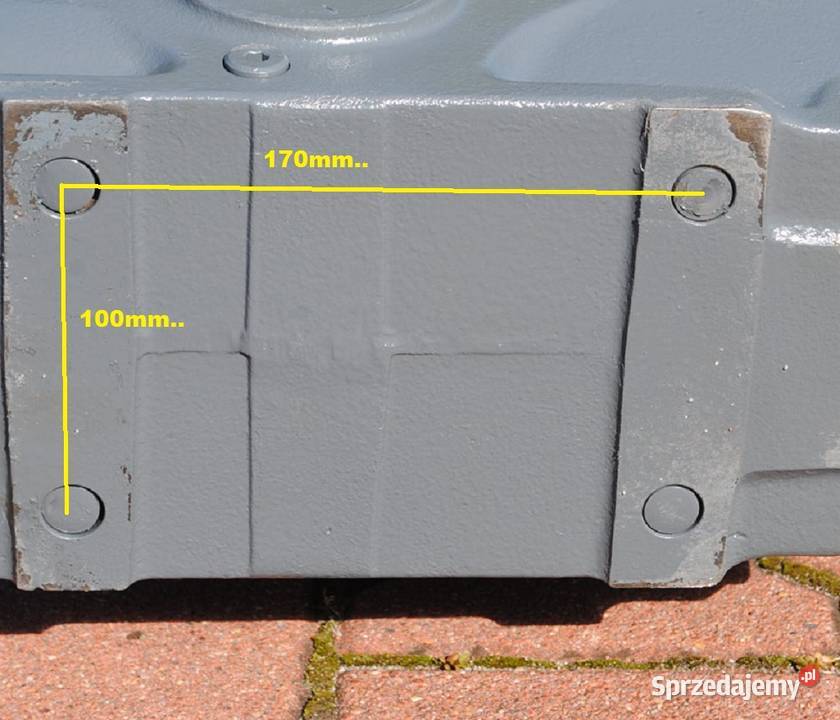 Motoreduktor kątowy 55kw 64obrmin z hamulcem Kargowa