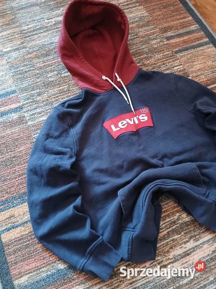 Bluza Levis z kapturem granatowa Suwałki