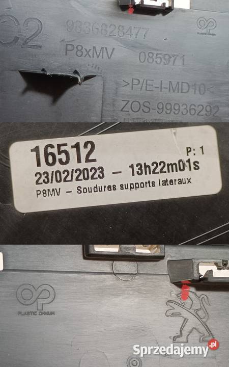 PEUGEOT 3008 5008 II LIFT 21 WZMOCNIENIE GRILLA