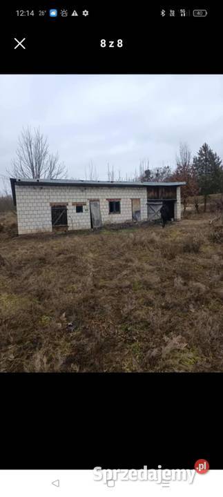 Działka z budynkami Dragany