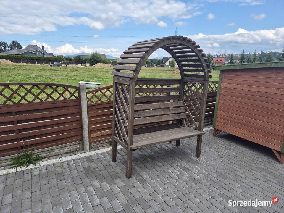 Pergola z ławka Marzena Pozostałe Jordanów