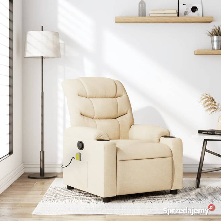 vidaXL Rozkładany fotel masujący