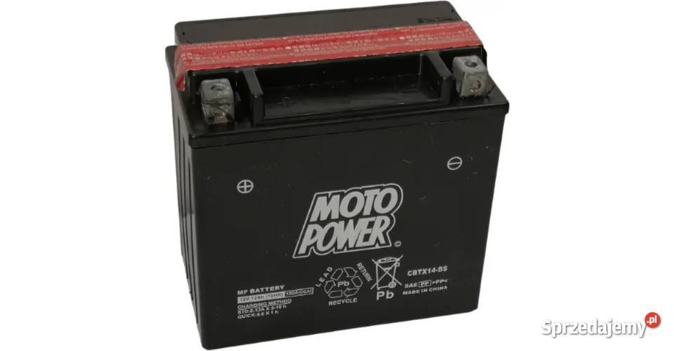 Akumulator motocyklowy MotoPower CBTX14BS 12V Zakopane