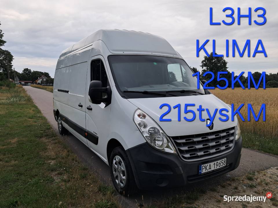 Renault Master L3H3 Klima Mały przebieg wielkopolskie Ceków