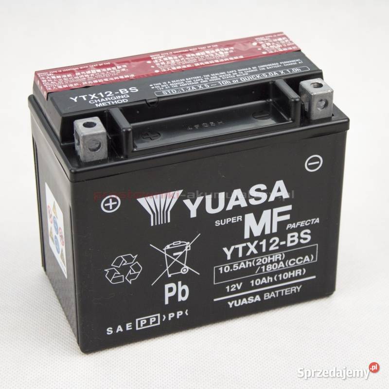 Akumulator motocyklowy YUASA YTX12BS AGM 105Ah Wrocław
