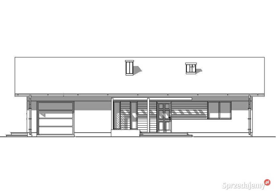 PROJEKT PROSTEGO PARTEROWEGO DOMU B656 PROJEKT Pozostałe Kraków sprzedam