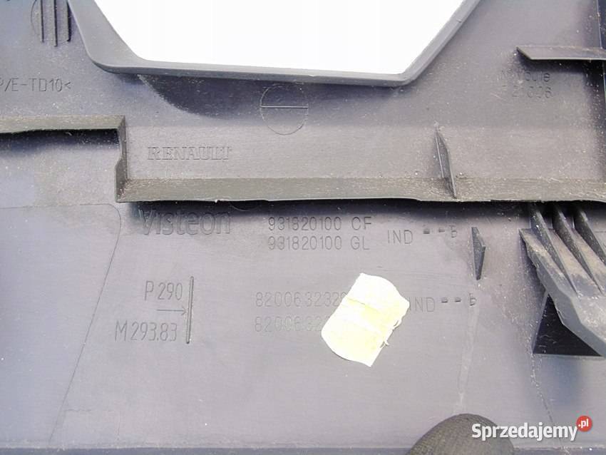 OSŁONA POD KIEROWNICE NOGI RENAULT MODUS 2007 śląskie Sosnowiec