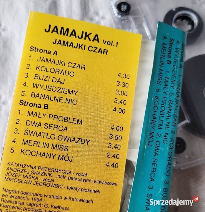 Jamajka vol 1 Jamajki Czar kaseta w stanie Płyty i kasety Chełmno