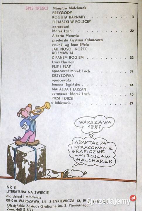 Podróże z przygodą Barnaba fistaszki Nosorożec Chełm