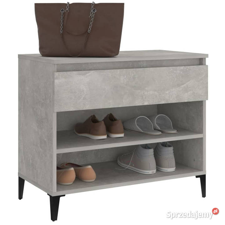 Szafka na buty szarość betonu 70x36x60 WM819768 Warszawa