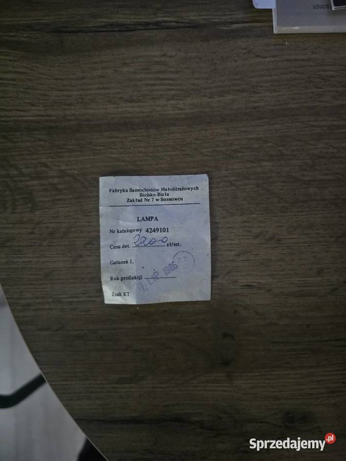 Orginalne lampy tył fiat 125p Nowa Gadka