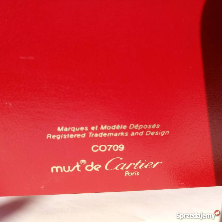 Oryginalne złote oprawki Cartier Oprawki