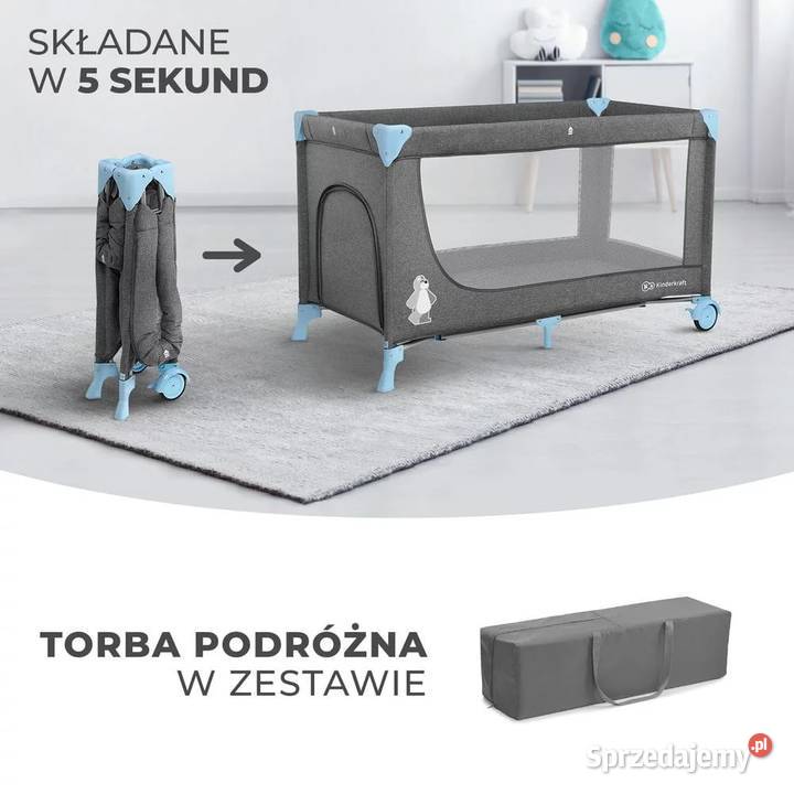 Łóżeczko z materacem JOY kinderkraft lubelskie Lublin