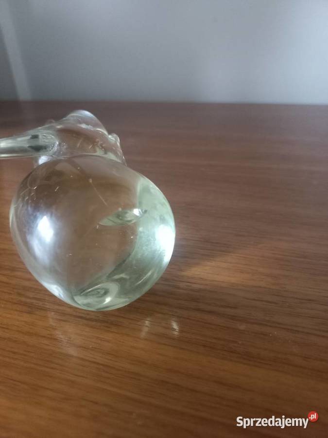 Figurka szklana Słoń szkło krysztalowe Toruń