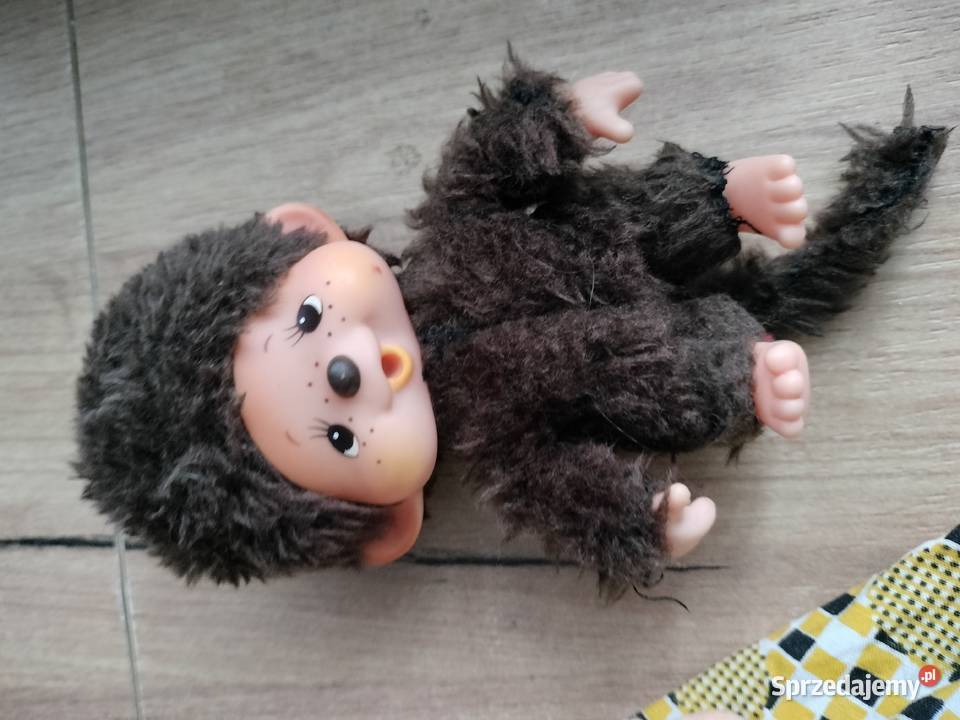 Pacynka i małpka Monchhichi zestaw stare zabawki Dom i Ogród Choszczno