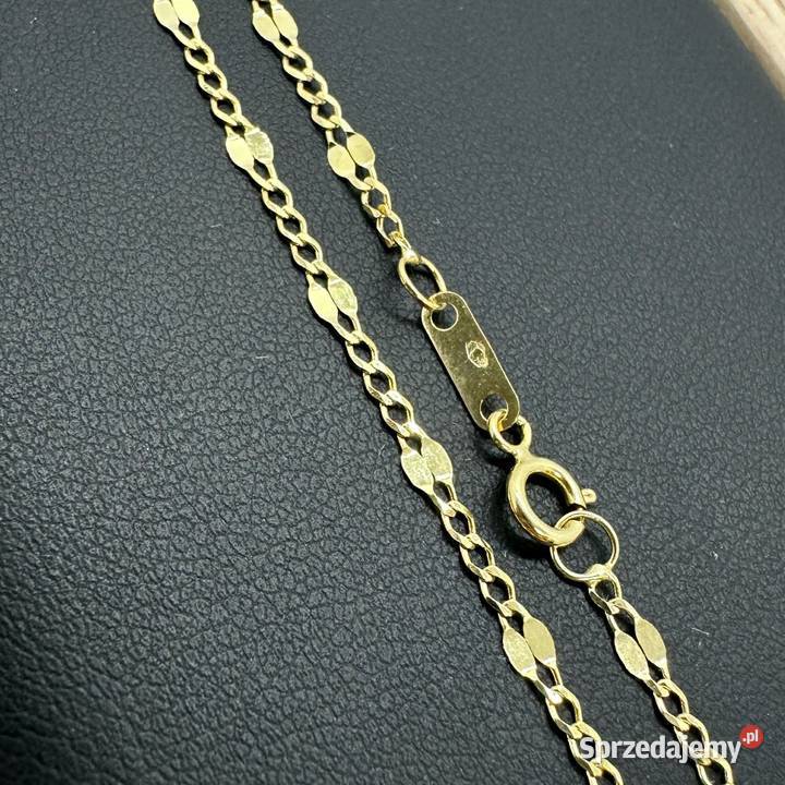 Nowy złoty łańcuszek pr 585 159g Długość 45 złoto