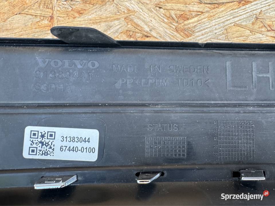 Kratka zderzaka przód lewa LH Volvo xc90 II 2 Sieraków sprzedam