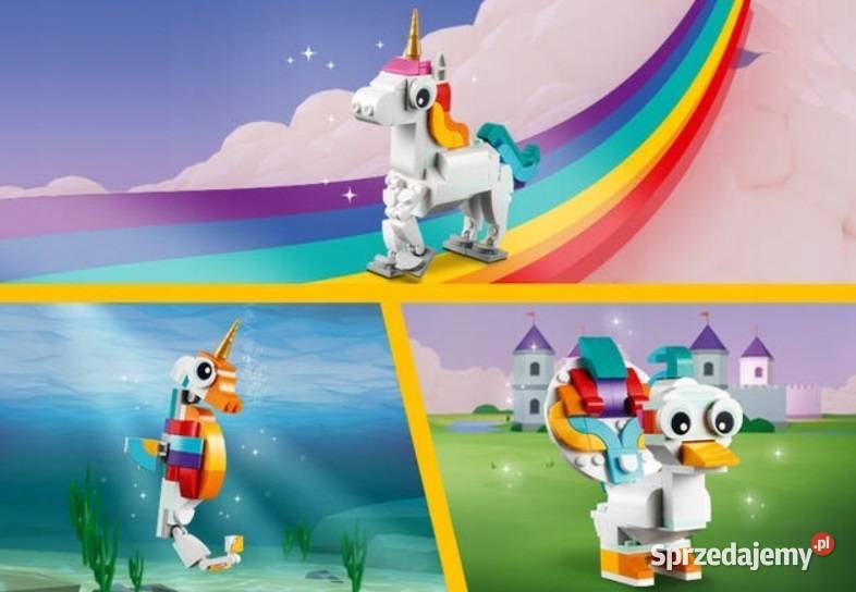 LEGO CREATOR 31140 Magiczny jednorożec 3w1 Poznań sprzedam