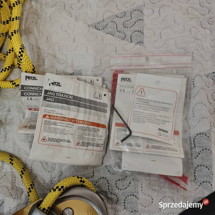 Nowy zestaw ratunkowy 30m PETZL małopolskie Szczucin