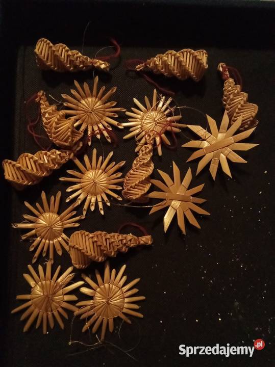 Słomiane bombki PRL mazowieckie Warszawa sprzedam