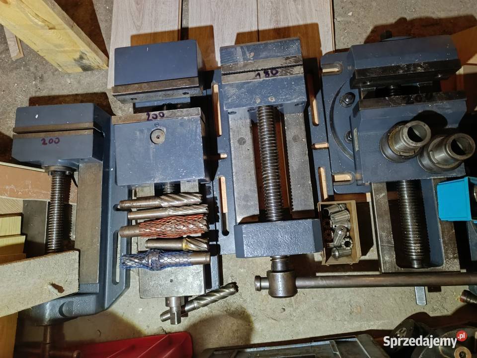 Imadło maszynowe Imadła 7 sztuk imadło 155 Legnica