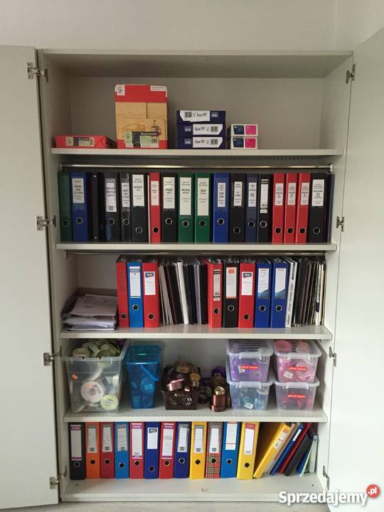 Szafa biurowa biała 130 x 207