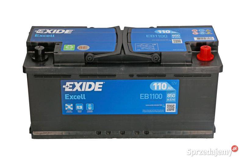 Akumulator Exide Excell 110Ah 850A EB1100 mazowieckie Warszawa