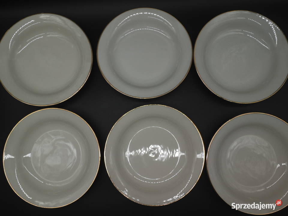 Talerze głębokie do zupy 6 BAVARIA Porcelana i szkło