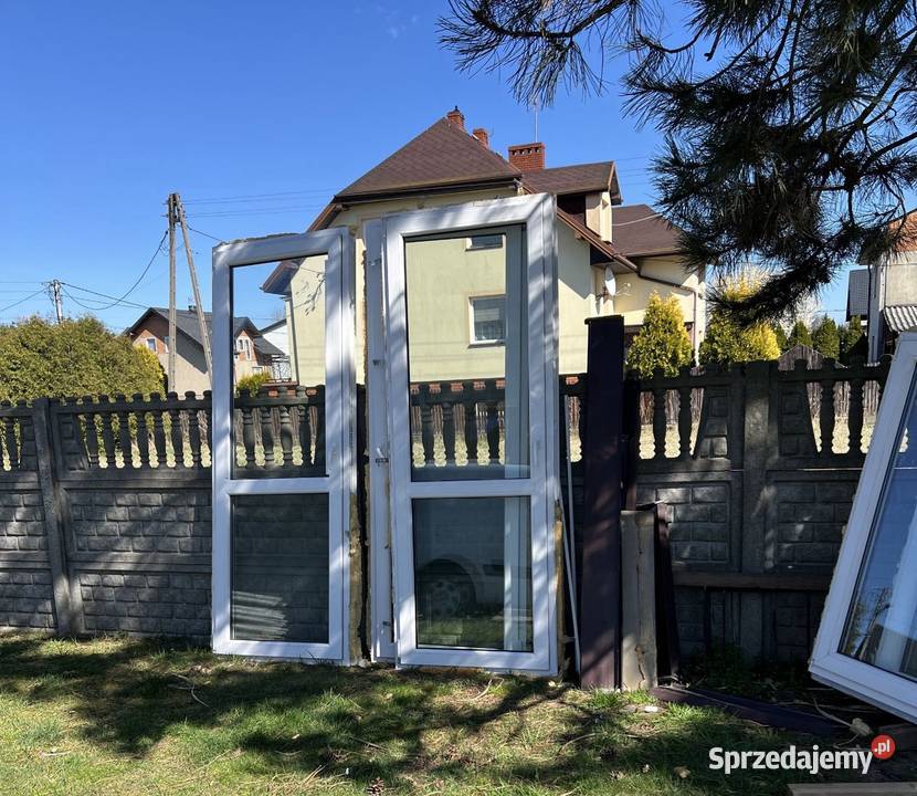 Okna PCV 86x229wys balkonowe sprzedam