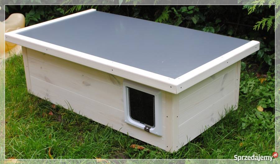 Buda 23 kotów z przedsionkiem i drzwiczkami Szczecin