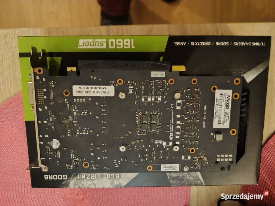 GeForce INNO3D GTX 1660 Super Gliwice