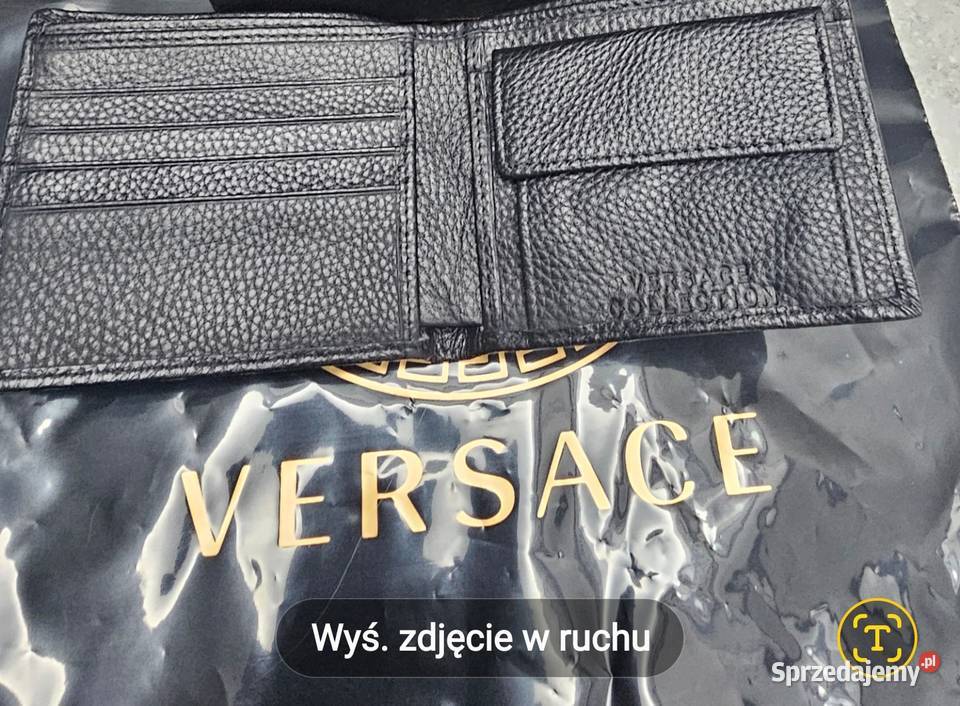 Portfel versace skóra naturalna Poznań