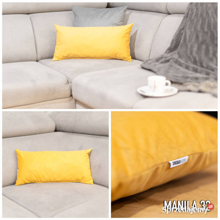 PODUSZKA WELUROWA DEKORACYJNA Z WYPEŁNIENIEM Poduszki dekoracyjne