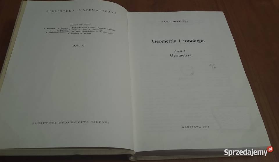 Geometria i topologia 1 Geometria Karol