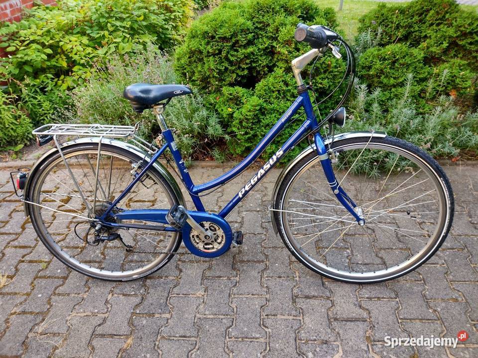 niemiecka damka PEGASUS koła 28 przerzutki DEORE Wrocław