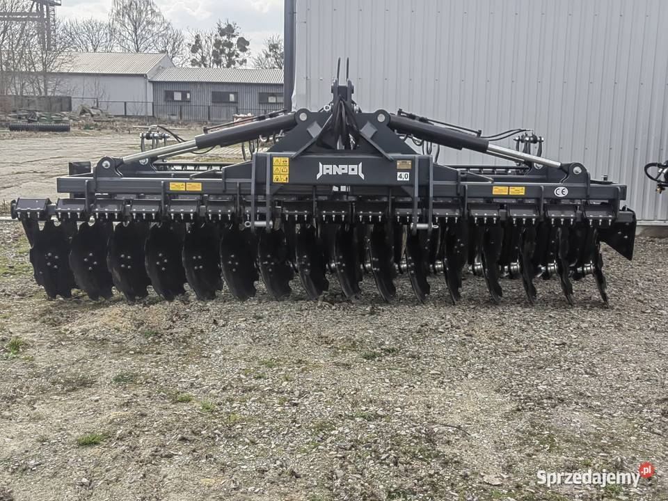 Brona talerzowa JANPOL BTH 4m hydraulicznie Żółkiewka-Osada sprzedam