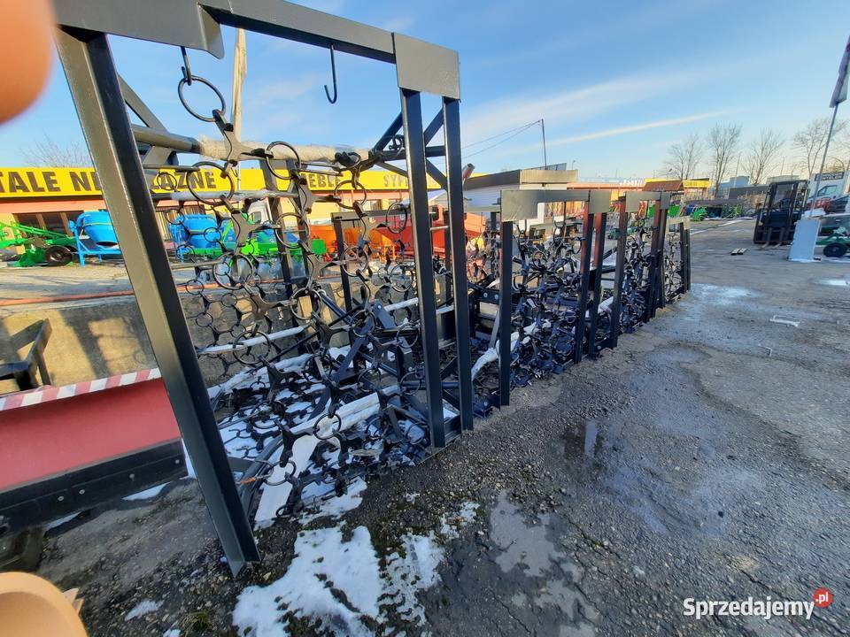 Włóka łąkowo polowa 6m 3rz Dwa siłowniki nieuszkodzony Tarnów