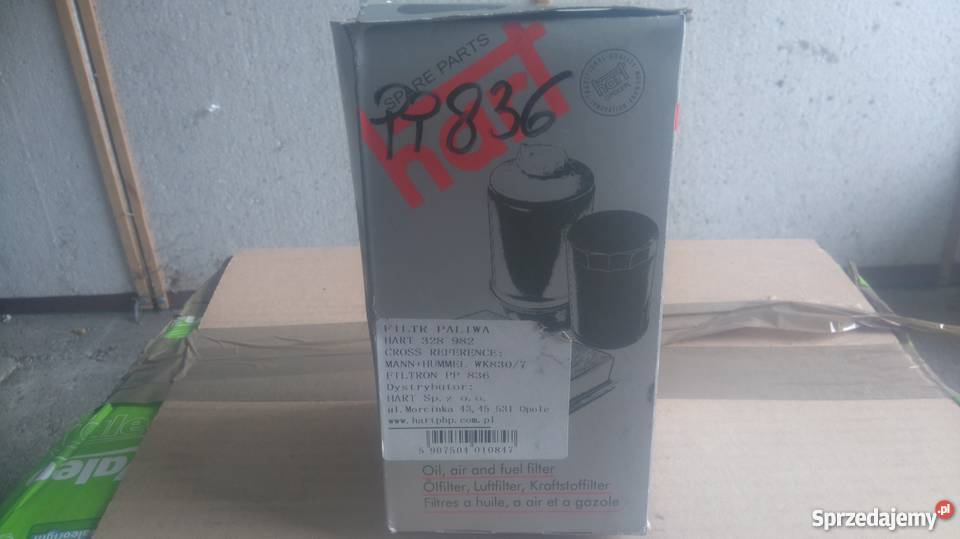 FILTR PALIWA HART 328982 Audi Seat VW Ford Koronowo