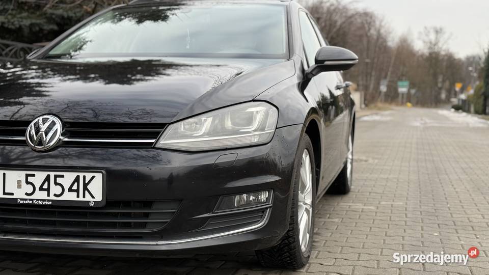 Volkswagen Golf VII krajowy bezwypadkowy Rok produkcji 2013 śląskie Ruda Śląska